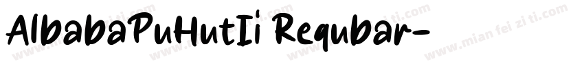 AlbabaPuHutIi Requbar字体转换